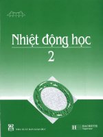 Giáo trình nhiệt động học Tập 2 P1 potx