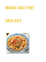 MĂNG XÀO THỊT HEO XAY pot