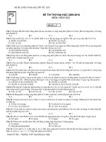 ĐỀ LUYỆN  THI ĐH CẤP TỐC 2010 (27)