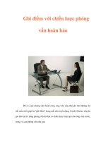 Ghi điểm với chiến lược phỏng vấn hoàn hảo pot