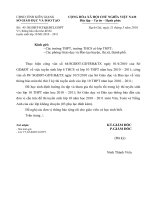 TB cấu trúc đề thi vào lớp 10 năm học 2010-2011