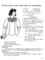 Nghệ Thuật Thời Trang - Cắt May Vỡ Lòng part 12 pps