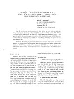 NGHIÊN CỨU PHÂN TÍCH VÀ LỰA CHỌN HÌNH THỨC TIẾP ĐIỆN TRONG CUNG CẤP ĐIỆN GIAO THÔNG ĐIỆN ĐƯỜNG SẮT doc
