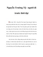 Nguyễn Trường Tộ - người đi trước thời đại ppsx