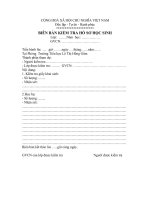 Biênbản KT học bạ