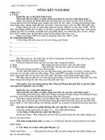 Tổ chức tổng kết năm học 2009-2010