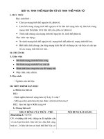 BAI 14: TINH THE NGUYEN TU