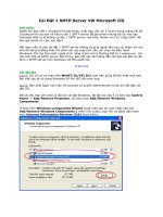 cài đặt 1 smtp server với microsoft iis