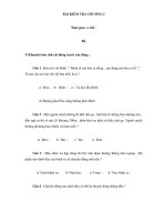 BÀI KIỂM TRA CHƯƠNG I - Vật lý lớp 10 docx