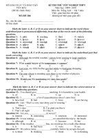 De thi thu TN tieng Anh 09-10