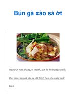 Bún gà xào sả ớt pps
