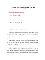 Mang thai - những điều cần biết potx