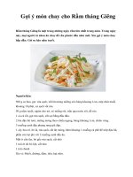 Gợi ý món chay cho Rằm tháng Giêng docx