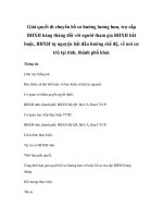 Giải quyết di chuyển hồ sơ hưởng lương hưu, trợ cấp BHXH hàng tháng đối với người tham gia BHXH bắt buộc, BHXH tự nguyện bắt đầu hưởng chế độ, về nơi cư trú tại tỉnh, thành phố khác doc