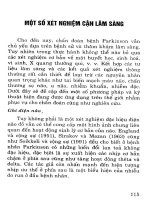 Giáo trình Bệnh Parkinson (Phần 7) pdf