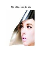 Nói không với lão hóa ppt