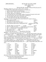 20 De anh chuan thi vao lop 10