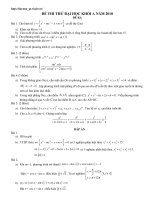 Đề&HD Toán ĐH 2010 số 8