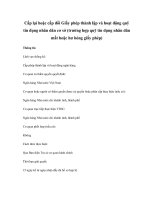 Cấp lại hoặc cấp đổi Giấy phép thành lập và hoạt động quỹ tín dụng nhân dân cơ sở (trường hợp quỹ tín dụng nhân dân mất hoặc hư hỏng giấy phép) ppt