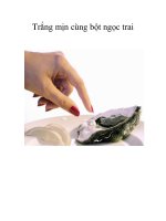 Trắng mịn cùng bột ngọc trai potx