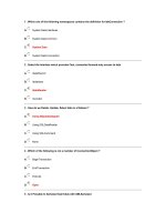 30 câu trắc nghiệm ASP