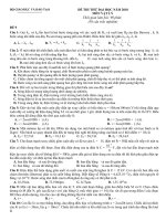 ĐỀ THI THỬ ĐH- VẬT LÝ (9)