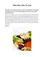 Món chay mùa Vu Lan pptx