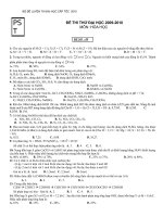 ĐỀ LUYỆN  THI ĐH CẤP TỐC 2010 (9)