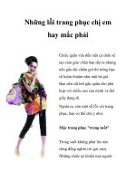 Những lỗi trang phục chị em hay mắc phải pps