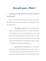 Hen phế quản – Phần 2 pps