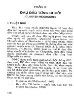 Bệnh đau nửa đầu và đau đầu từng chuỗi (Phần 3) pps