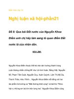 Kiến thức lớp 12 Nghị luận xã hội-phần21 ppsx