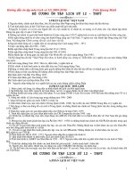 hướng dẫn ôn thi TNTHPT mon su