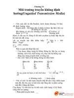 KỸ THUẬT VIỄN THÔNG - Chương 13: Môi trường truyền không định hướng(Unguided Transmission Media) pps