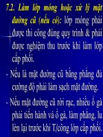 Bài giảng xây dựng mặt đường ôtô 3 P6 docx