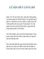 LỄ HỘI ĐÈN LỒNG ĐỎ potx