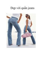 Đẹp với quần jeans pptx