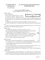 Đề thi HSG Tỉnh Nghệ An môn Lý 12 A