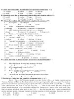 ôn tuyển sinh anh văn vào lớp 10