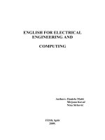 english for electrical engineering and computing