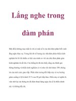 Lắng nghe trong đàm phán pdf