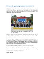 lễ động thổ xd trường