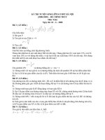 tuyen sinh lop 10 ha noi