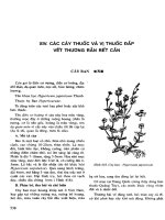 Những cây thuốc và vị thuốc Việt Nam (Phần II-XIV) pps