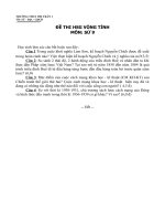 Đề thi HSG Tỉnh (tham khảo)