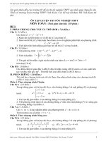 Tổng hợp các đề thi TN Toán (hay)