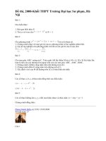 Đề thi vào Lop 10 DHSP Ha Noi.doc