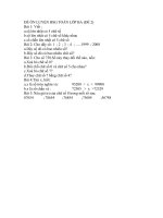 ĐỀ ÔN LUYỆN HSG TOÁN LỚP BA-ĐÊ 2