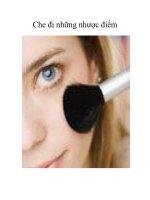 Che đi những nhược điểm ppt