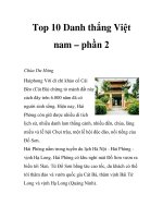 Top 10 Danh thắng Việt nam – phần 2 ppsx